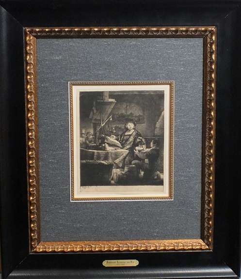 Rembrandt, original rare edition gravure