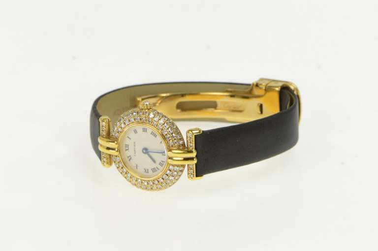 Cartier Diamond Colisee Ref 881092 Women's Watch