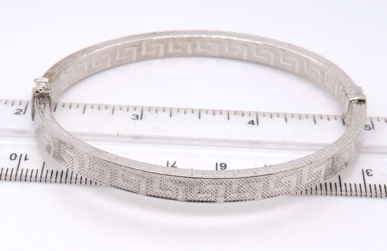 925 Sterling Silver Versache Style Bangle