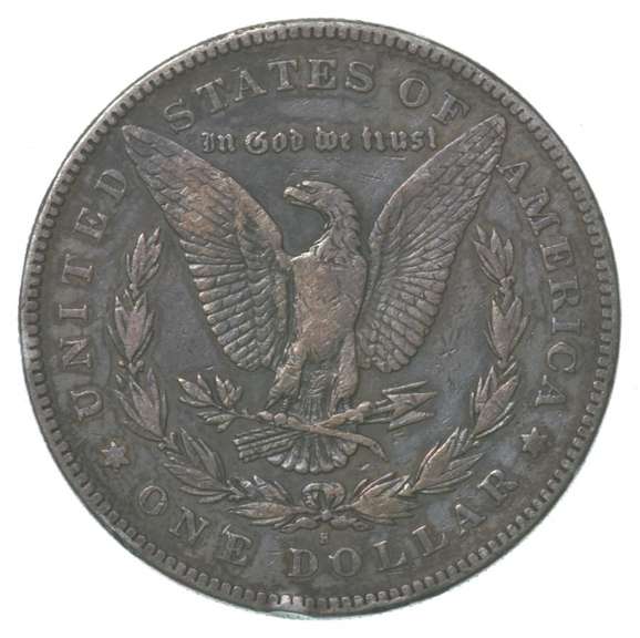 1879-S Morgan Silver Dollar Reverse Rev 78 1878