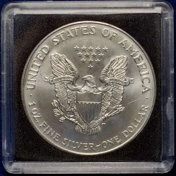 1996 American Silver Eagle BU In Plastic Capsule
