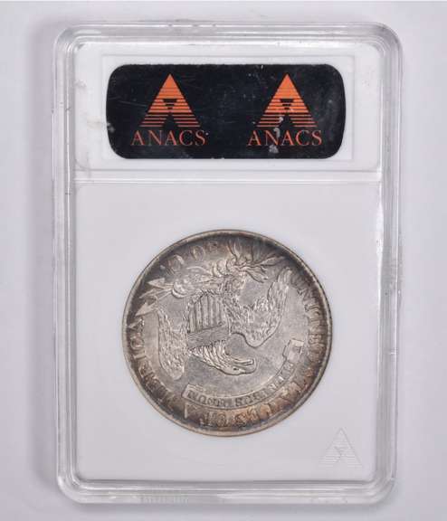 EF45 1827 Capped Bust Half Dollar O-128 ANACS