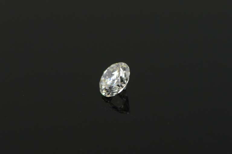 GIA 0.43 Ct Round Brilliant Cut F Color VVS2 Clarity Diamond