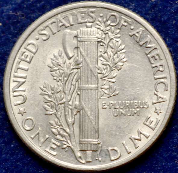 1942 Mercury Dime BU