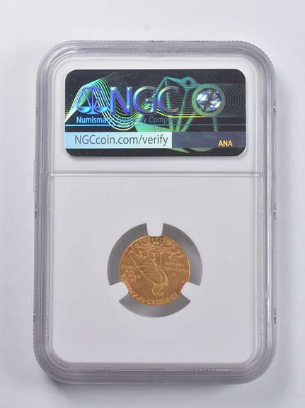 AU58 1926 $2.50 Indian Head Gold Quarter Eagle NGC