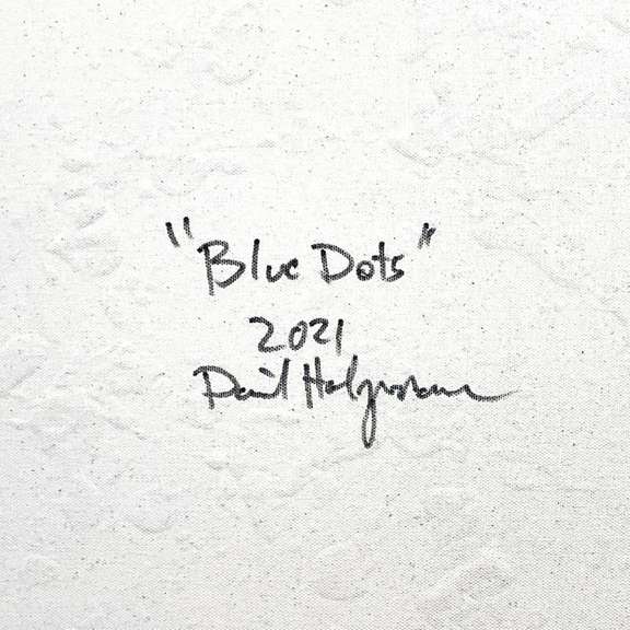 Blue Dots by Holzman Original
