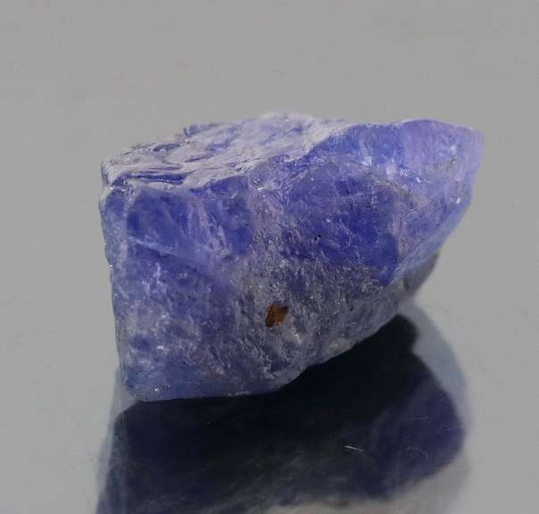 Collectors 14.97ct rich violet uncut Tanzanite