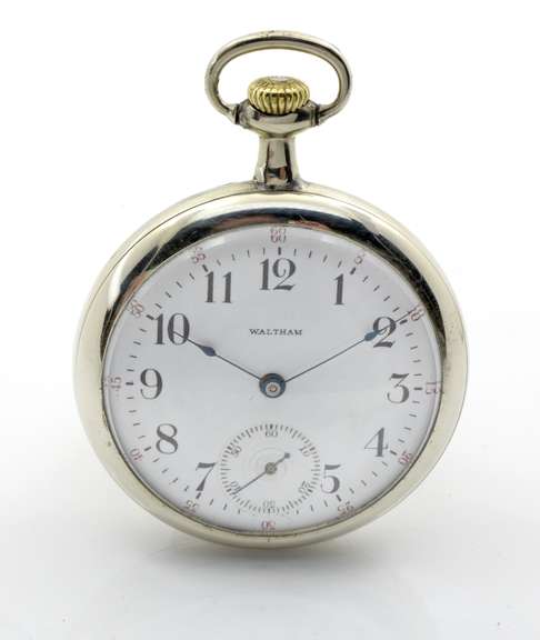Superb 1903 Waltham Pocket Watch in Nickel