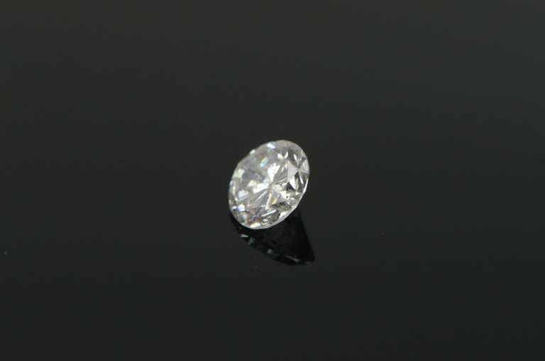 GIA 1.01 Ct Round Brilliant Cut S&P Nat. Faint Grey I2 Clarity Diamond