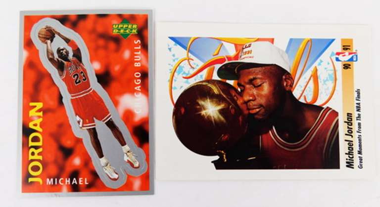 2 Michael Jordan Basketball Cards