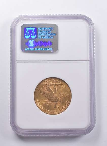 MS62 1910 $10 Indian Head Gold Eagle NGC