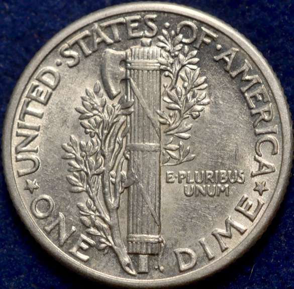 1939 Mercury Dime BU