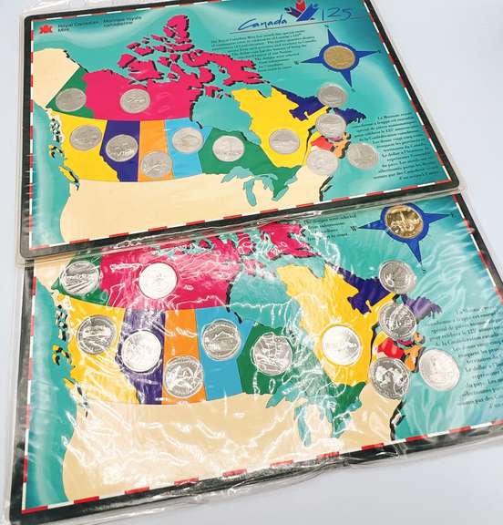 2 set of 13 royal Canadian mint coins