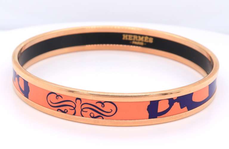 Hermes Enamel Bangle