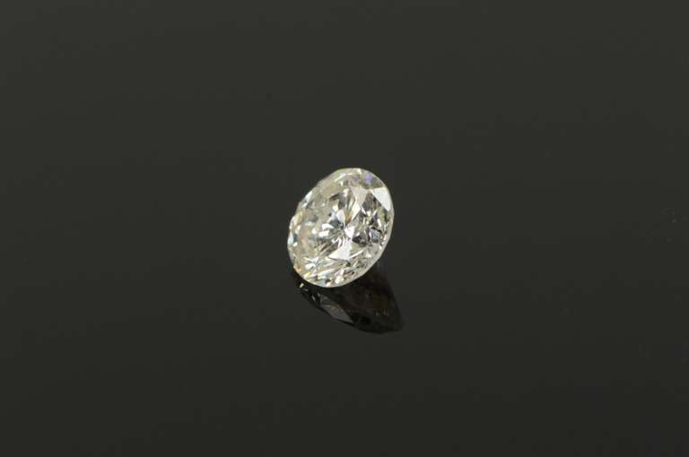 GIA 1.13 Ct Round Brilliant Cut L Color I2 Clarity Diamond