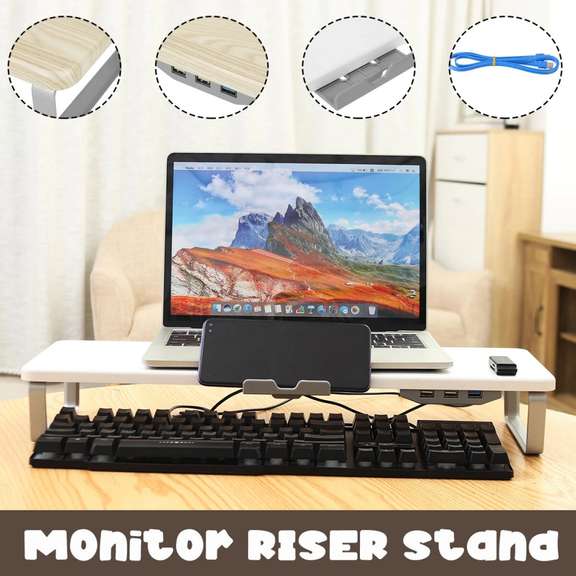 Multifunctional Mackbook Desktop Stand Monitor Riser