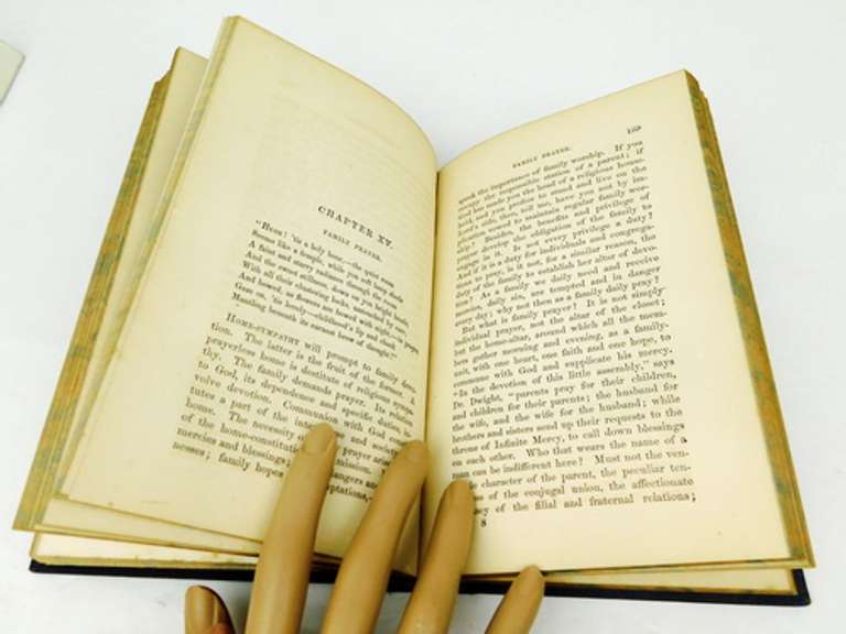 1867 The Christian Home Antique Book