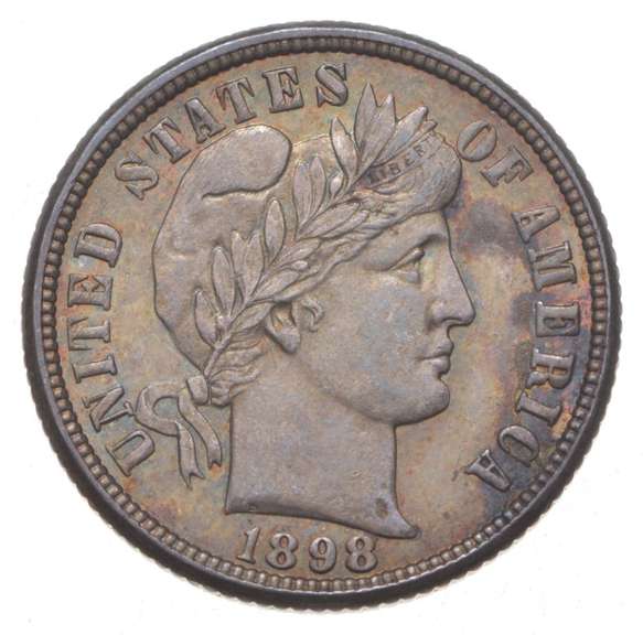 1898-O Barber Dime