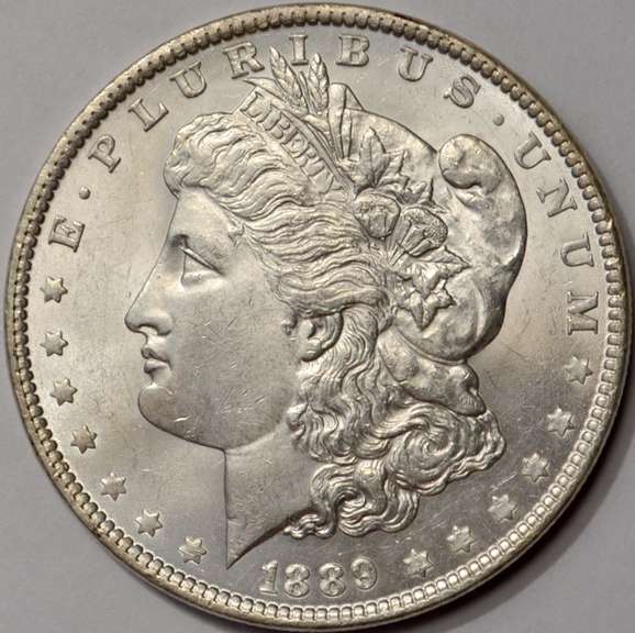 1889 Morgan Silver Dollar BU