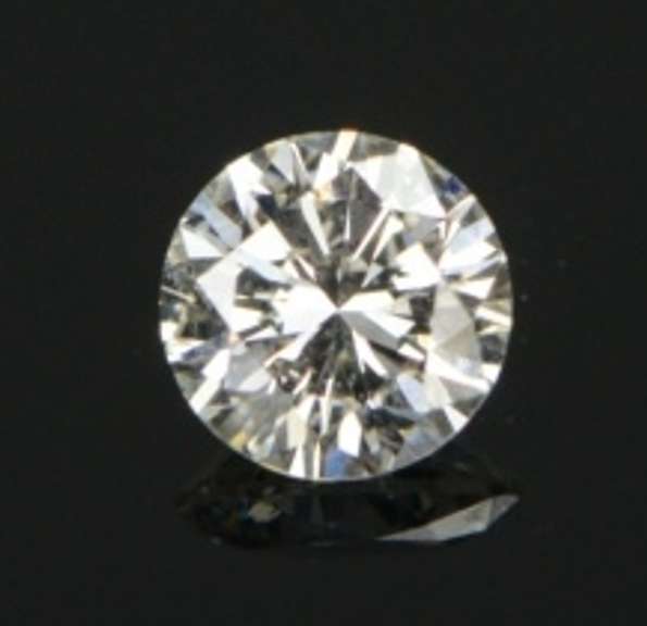 GIA 0.49 Ct Round Brilliant Cut G Color SI2 Clarity Diamond