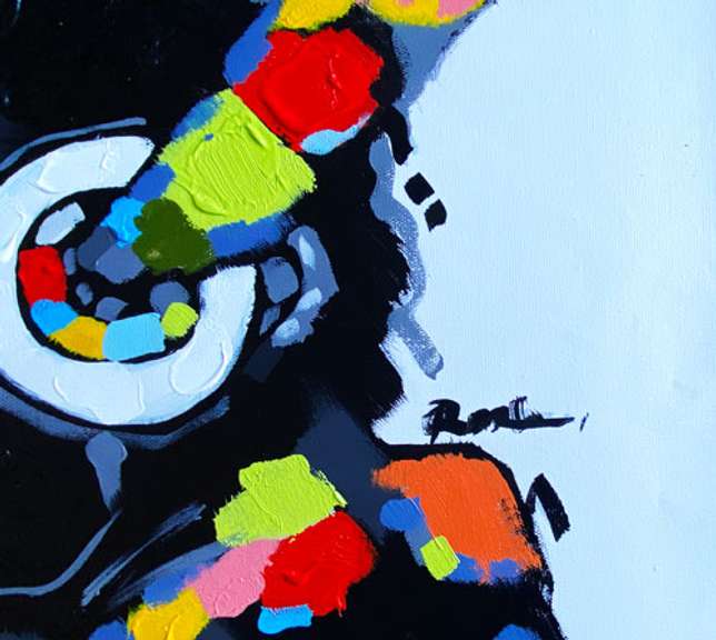 UNIQUE AND BEAUTIFUL PAINTING ON CANVAS