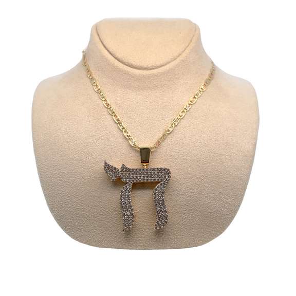 RELIGION NECKLACE CRAFTED IN 14K YELLOW GOLD
