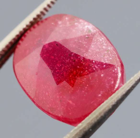 Vivid imperial red 9.78ct oval cut Ruby