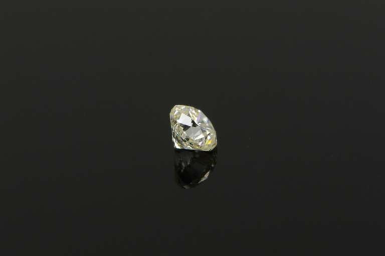 GIA 0.96 Ct Round Brilliant Cut L Color I2 Clarity Diamond