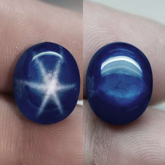 Tremendous 14.32ct royal blue Star Sapphire