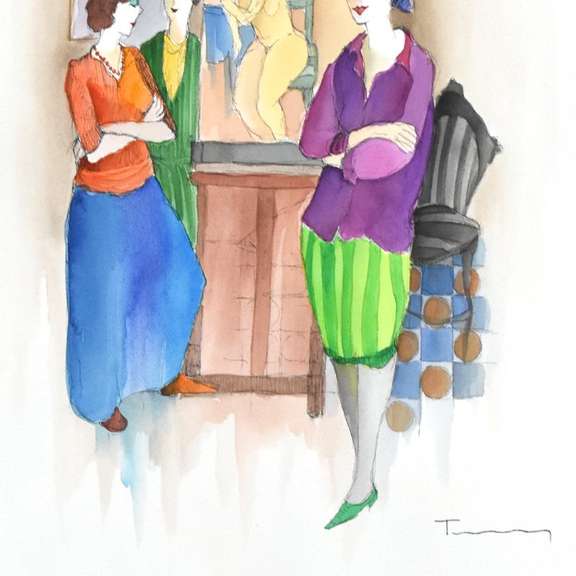 Untitled by Itzchak Tarkay (1935-2012)