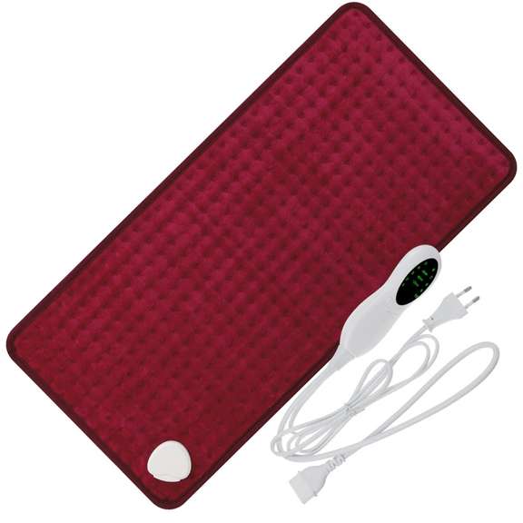 Red 70x40CM Electric Heating Pad 10 Gears US Plug