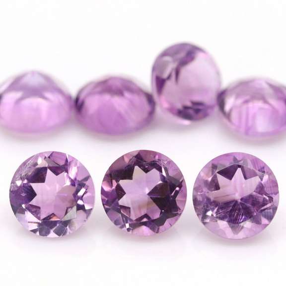 Great 14.12ct 8mm real Brazilian Amethyst set