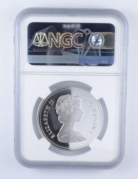 PF70 UCAM 1982 Canada $1 Silver - Regina Centennial - Graded NGC