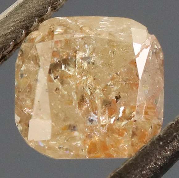 Outstanding .54ct cushion cut champagne Diamond