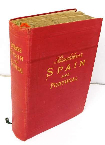 1913 Baedecker's Spain & Portugal Travel Guide