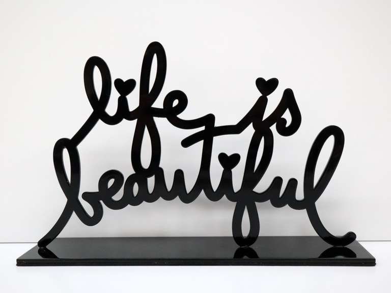 Mr. Brainwash- Life is Beautiful III (Black) Mr. Brainwash Life is Beautiful III (Black)