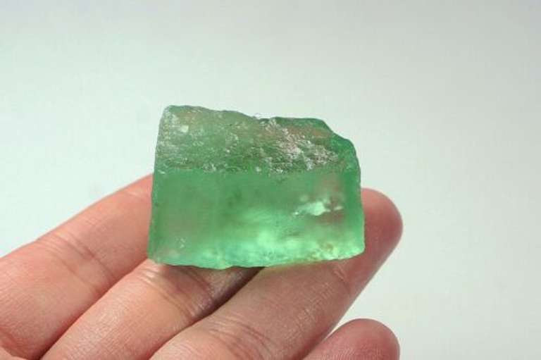 Glowing 138ct natural rough Flourite