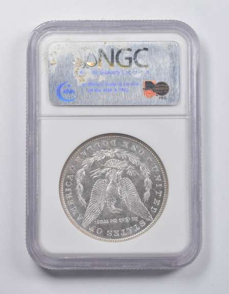 MS63 DPL 1887 Morgan Silver Dollar NGC