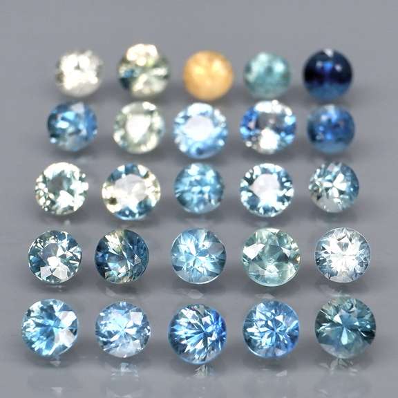 Heated only! 4.23ct diamond cut Australian Sapphire set