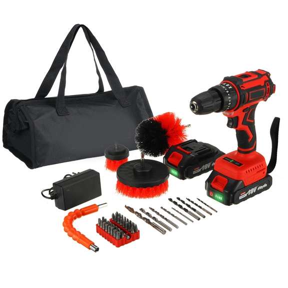 18V Cordless Brushless Impact Drill Electric Hammer