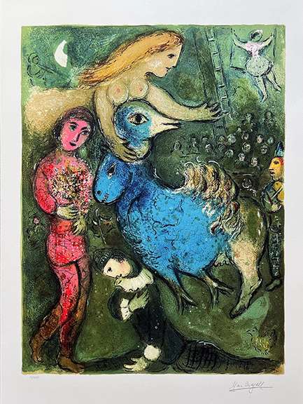 Marc Chagall, CIRCUS FRONTISPIECE