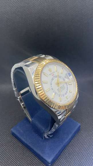 PRE-OWNED ROLEX TWO TONE SKY DWELLER WHITE DIAL| MODEL 326933
