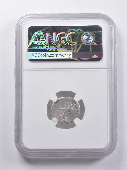 AD 54-68 Roman Empire AR Denarius Nero NGC Ancients