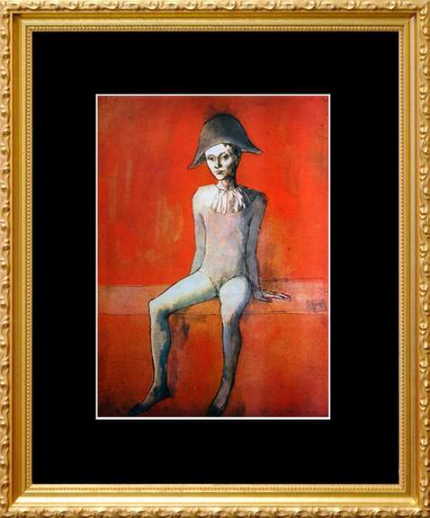 Pablo Picasso, Seated Harlequin