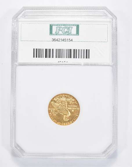 MS67 1914 $2.50 Indian Head Gold Quarter Eagle - Graded PCI