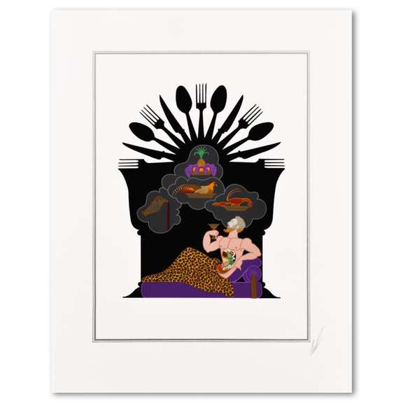 Gluttony by Erte (1892-1990)