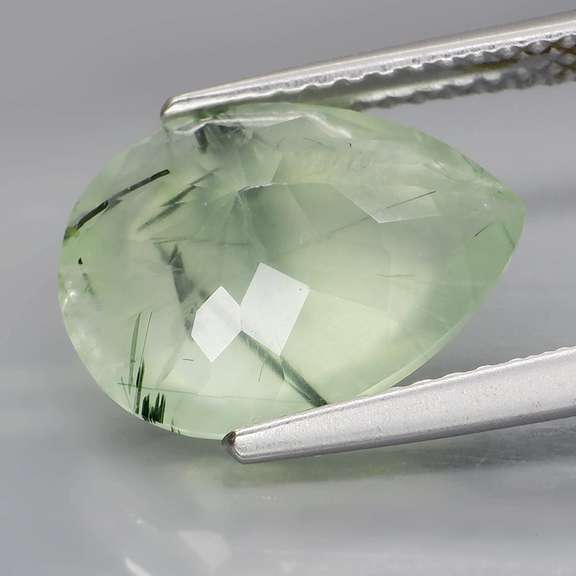 Superb 4.14ct rutilated Prehnite