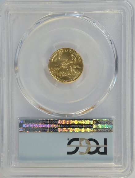 PCGS MS70 FIRST DAY OF ISSUE 2018 $5 Gold Eagle coin