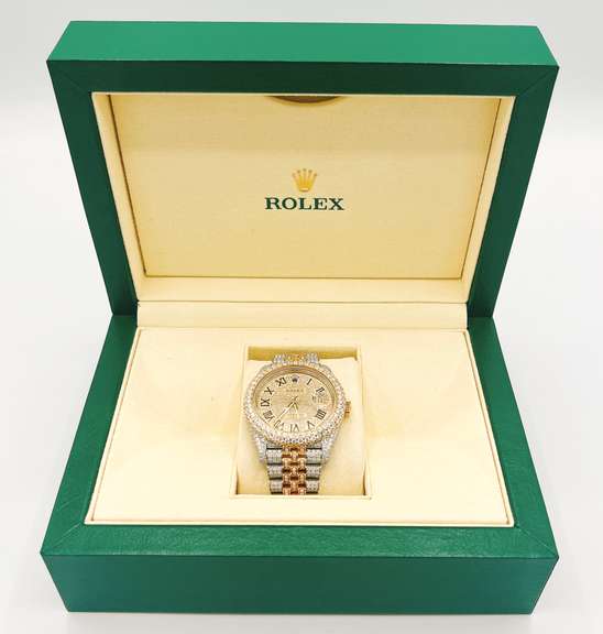 New! Rolex DateJust with 20.0 CTW of Diamonds