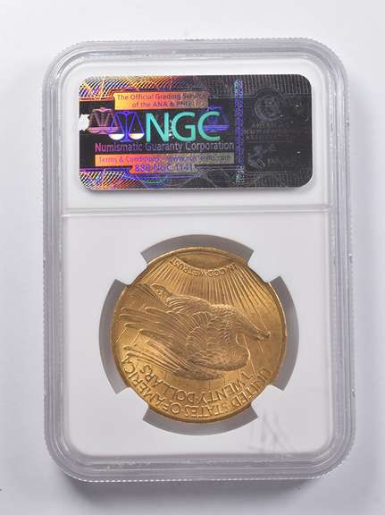 MS64 1911 $20 Saint-Gaudens Gold Double Eagle NGC